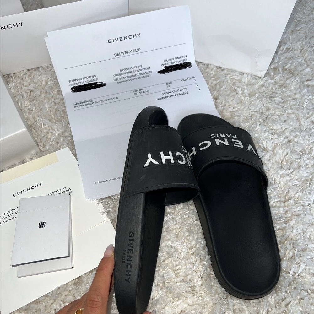 Authentic Givenchy Slides Size 39. - image 1
